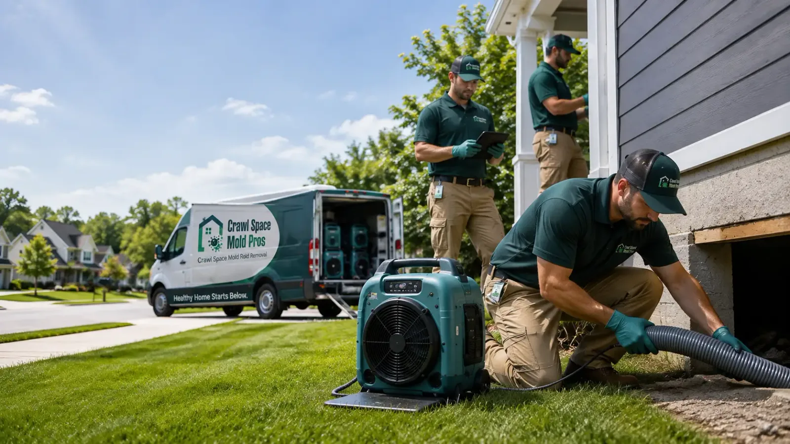 Crawl Space Mold Removal in Hanska, MN